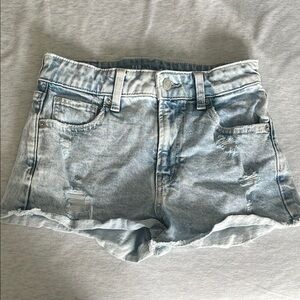 Girls - GAP Kids High Rise Distressed Jean Shorts